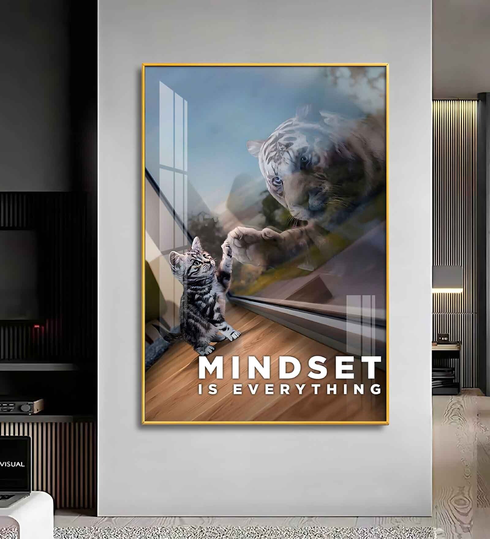 Prospective Matter Mindset Glass Finish Vertical Wall Art