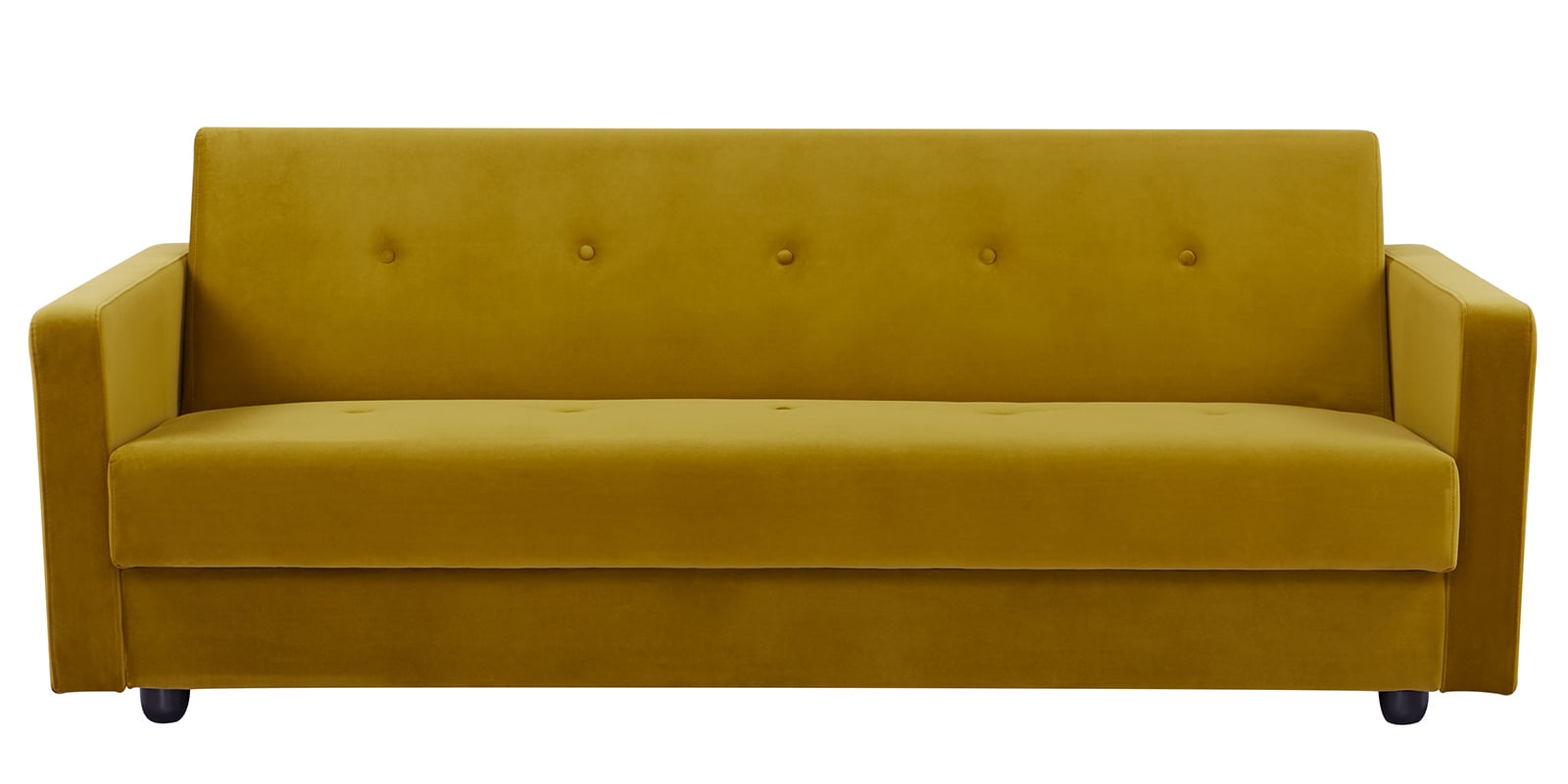 Buy Opal Fabric Convertible Sofa Cum Bed in Mustard Colour at 5 OFF by G Home Pepperfry
