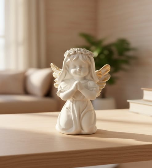 home arte Praying Baby Angel Showpiece-picture-5