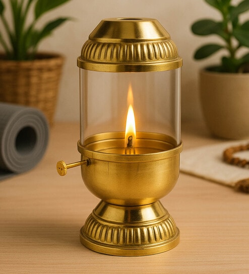 Golden Premium Akhand Diya 220ml