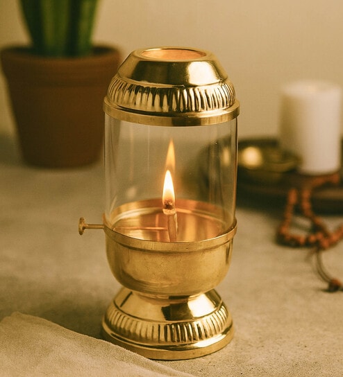 Golden Premium Akhand Diya 250ml