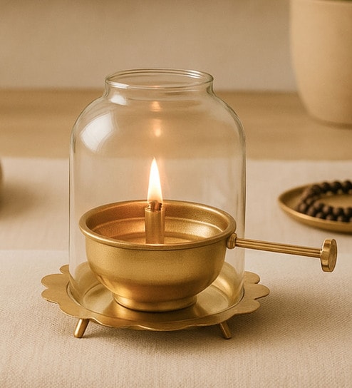 Golden Premium Akhand Jyoti Diya 170ml