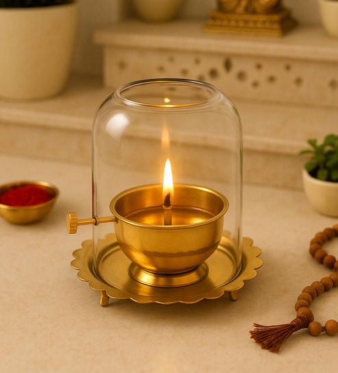 Golden Premium Akhand Jyoti Diya 200ml