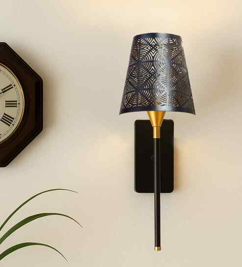 Premium Handmade Etching Shade Wall Lamp   Metal Mounted Light