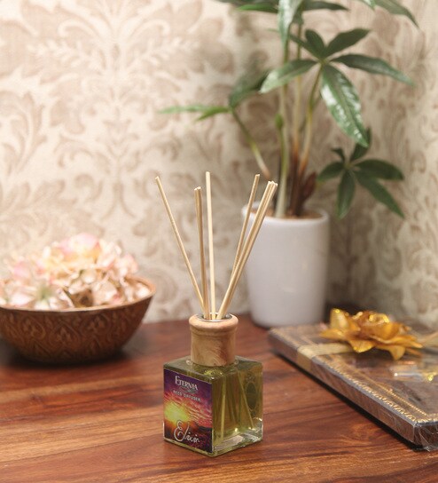 Elixir Reed Diffuser Bottle With 10 Rattan Reed Sticks