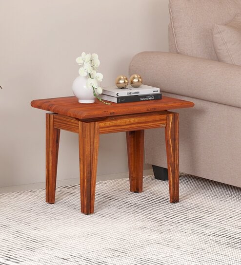 Presley End Table In Brown Finish