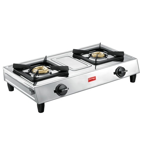 Buy Prestige Eco Silver 2 Burners Gas Stove Online Gas Stoves