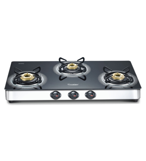 Buy Prestige Royale Plus Stainless Steel 3 Burners Gas Stove