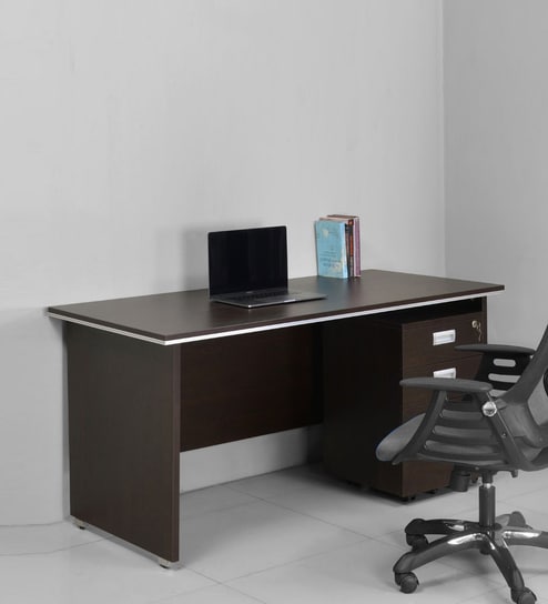 Buy Flex Office Table (Honey Finish) Online in India at Best Price