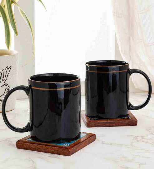 Minnow 320ml Multicolour (Set of 2) Ceramic Coffee Mug