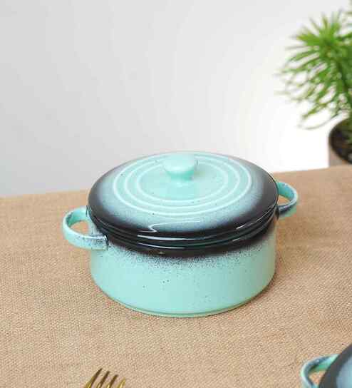 Prisma Round Casserole with Lid - 14cm | Fine Porcelain Cook and Serve Bowl | Elegant Kitchen Serveware