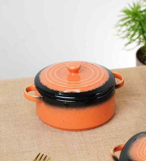 Prisma Round Casserole with Lid - 14cm | Fine Porcelain Cook and Serve Bowl | Elegant Kitchen Serveware