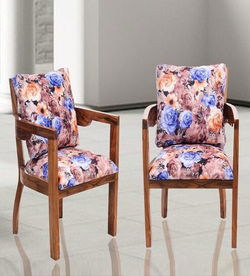 Projakto Arm Chair (Set Of 2) In Multi Colour
