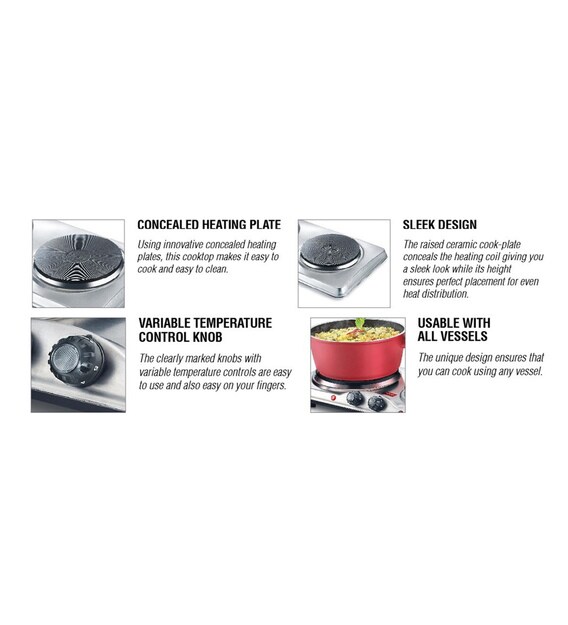 Buy Prestige Hot Plates 2500W Electric Cooktops Online Induction
