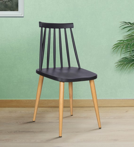 Buy Prince Plastic Chair In Black Colour By Layer Max Online Un Armed Plastic Chairs Chairs Furniture Pepperfry Product