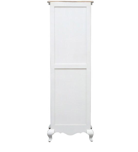 Buy Provencal Solid Wood Tall Bar in White Finish Amberville By Pepperfry Online