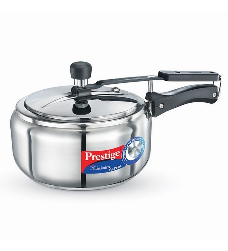 Buy Prestige Nakshatra Alpha SS Pressure cooker 3.5 Ltr Online ...