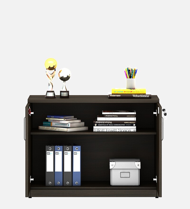 Buy Prestige Low Height File in Fumed Oak Finish with Lock by