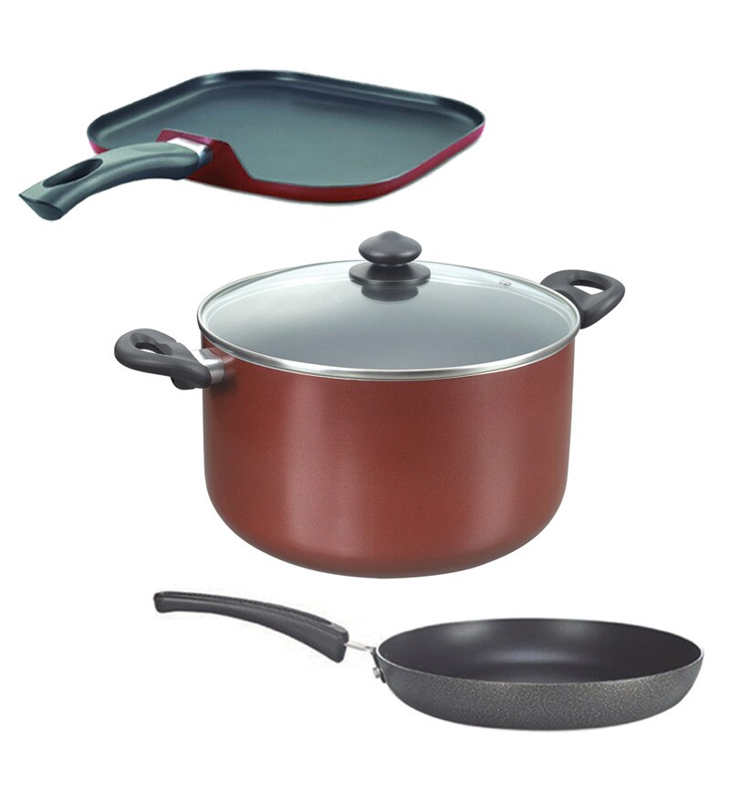 Buy Prestige Cookware Combo Set 3 Pcs Online Discontinued