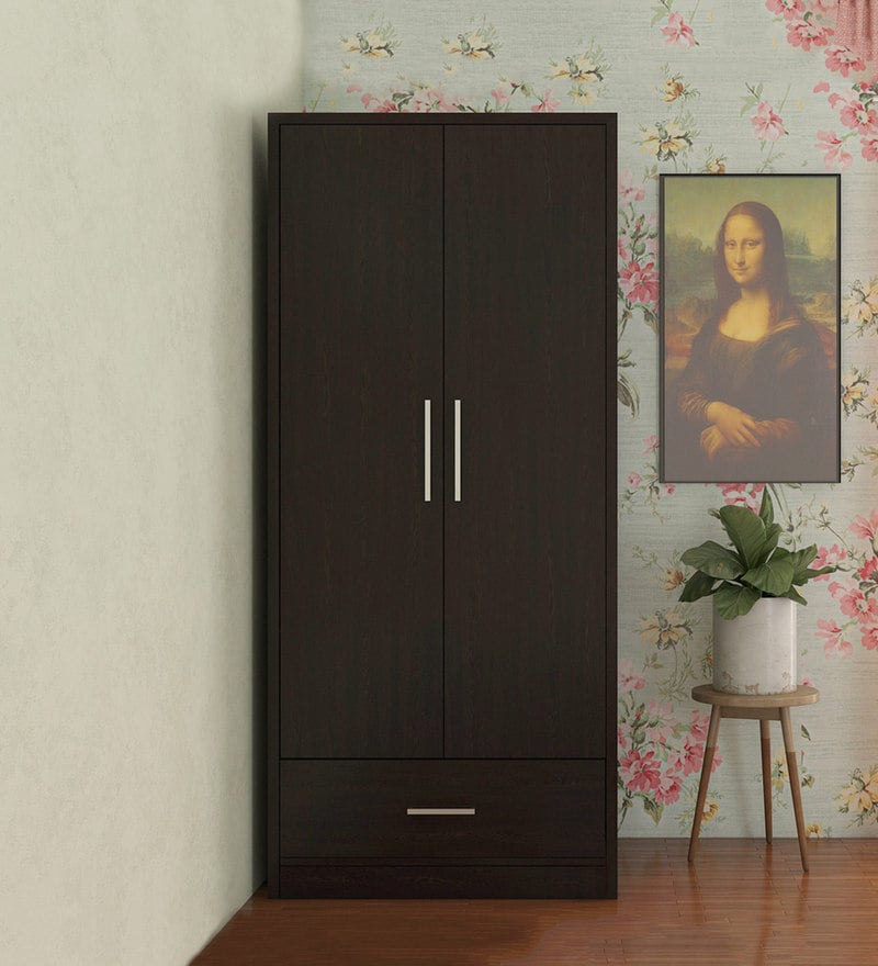 Buy Primera Two Door Wardrobe In Antique Ebony Finish By Adona