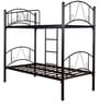 Prague Metal Bunk Bed in Black Colour