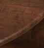 Praha Mango Wood Coffee Table In Walnut Finish