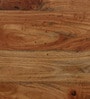 Praha Mango Wood End Table In Natural Finish