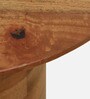Praha Mango Wood End Table In Natural Finish