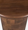Praha Mango Wood End Table In Walnut Finish