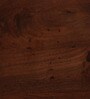 Praha Mango Wood End Table In Walnut Finish