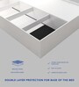 Prajna  Queen Size Upholstered Bed In Beige Colour & White Colour With Box Storage