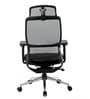 Pravah Office Chair with Seat Slider and 4D Adjustable Armrest in Black