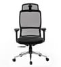 Pravah Office Chair with Seat Slider and 4D Adjustable Armrest in Black