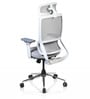 Pravah Office Chair with Flexi Back and Seat Slider in White