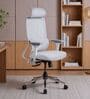 Pravah Office Chair with Flexi Back and Seat Slider in White