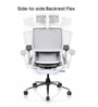 Pravah Office Chair with Flexi Back and Seat Slider in White
