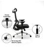 Pravah Office Chair with Seat Slider and 4D Adjustable Armrest in Black