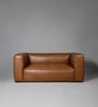 Praya Leatherette 2 Seater Sofa in Brown Color