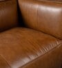 Praya Leatherette 2 Seater Sofa in Brown Color