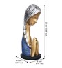 Praying Women Gold Polyresin Figurine