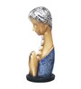 Praying Women Gold Polyresin Figurine