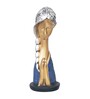 Praying Women Gold Polyresin Figurine