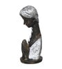 Praying Women Silver Polyresin Figurine