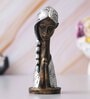 Praying Women Silver Polyresin Figurine