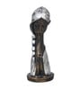 Praying Women Silver Polyresin Figurine