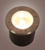 Precioso Black And Chrome Aluminium Burial Outdoor Garden Light
