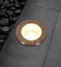 Precioso Black And Chrome Aluminium Burial Outdoor Garden Light