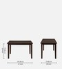 Precious 4 Seater Dining Set in Antique Oak Finish with Bench