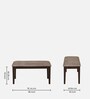 Precious 4 Seater Dining Set in Antique Oak Finish with Bench