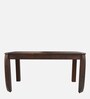 Premio Solid Wood 6 Seater Dining Table in Mahogany Colour